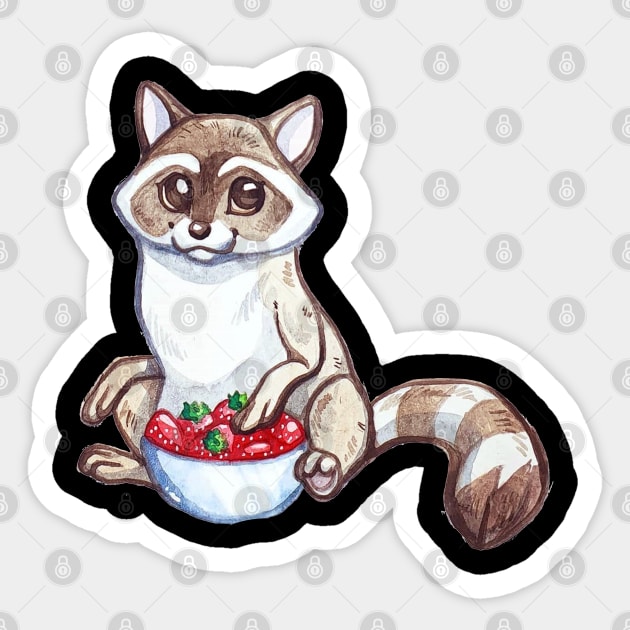 cute fox Sticker by hopeakorentoart